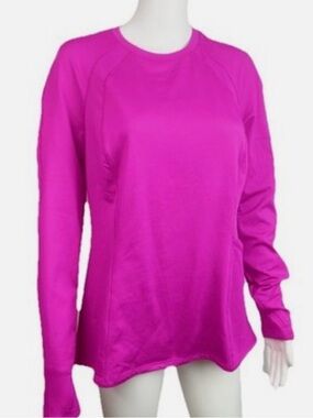 Spyder Women’s Long Sleeve Crewneck Top in Vibrant Magenta